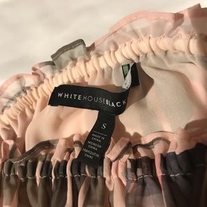White House Black Market Blouse on/off shoulder S